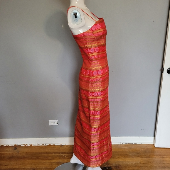 Jessica McClintock for Gunne Sax Millennium 2000 Maxi Sheath Dress, VGUC, Size 9 - Picture 2 of 7